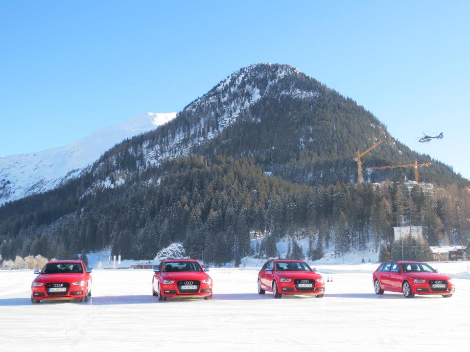 Audi S4 Avant_Audi ice driving experience davos