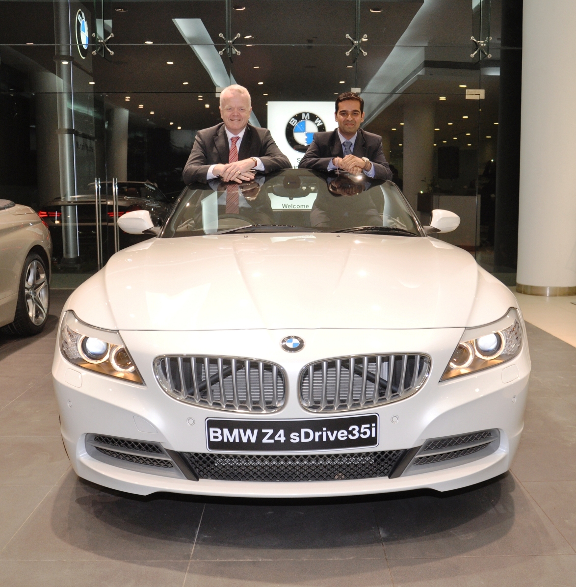 Mr. Philipp von Sahr President BMW Group India with Mr. Prashant Mandhan...