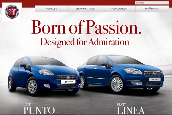 Fiat India website