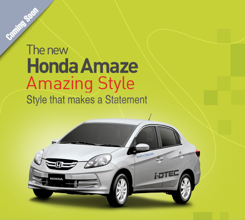 Honda Amaze sedan 18th April