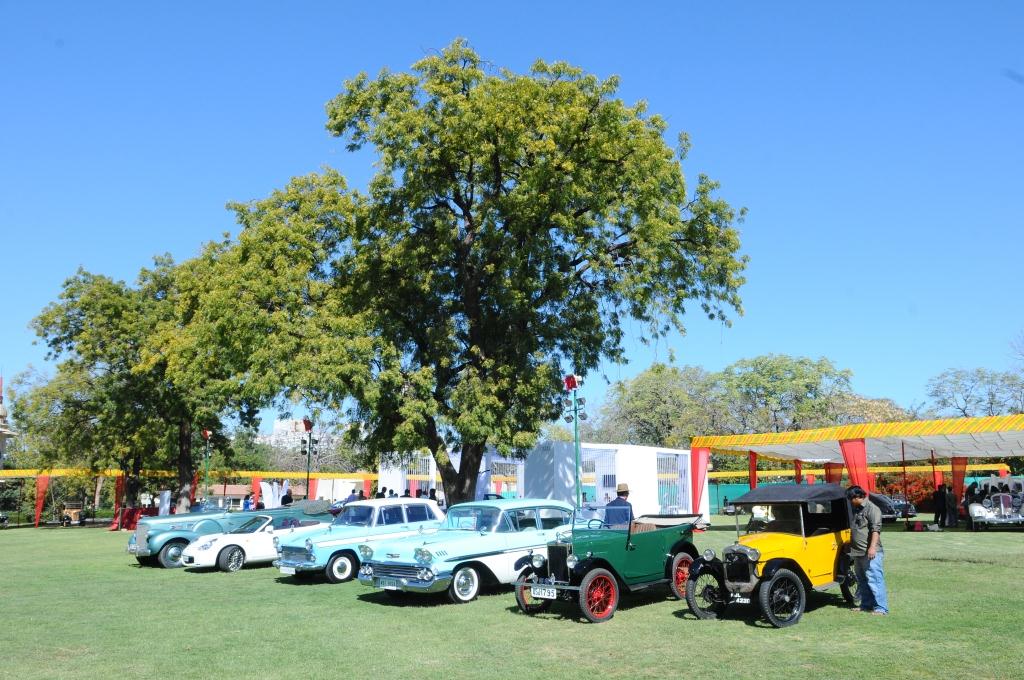 Vintage cars on display at 15th Vintage and Classic Car Rally, Jaipur 2