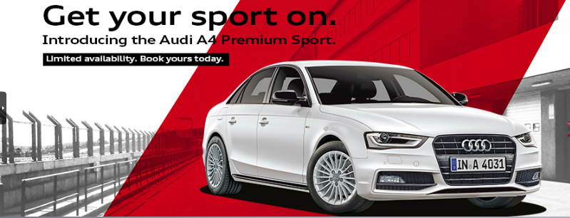 Audi A4 Premium Sport Banner
