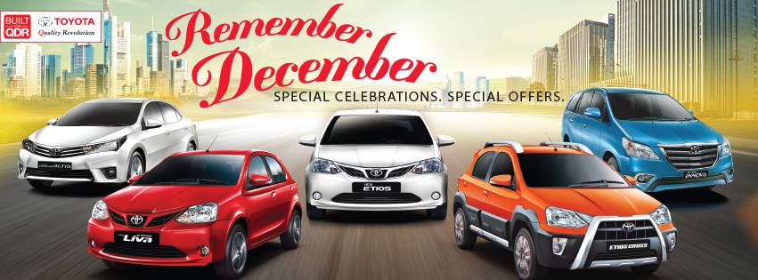 Toyota Remember December offer