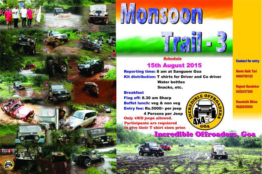 Incredible Offroaders Monsoon Trail 2015