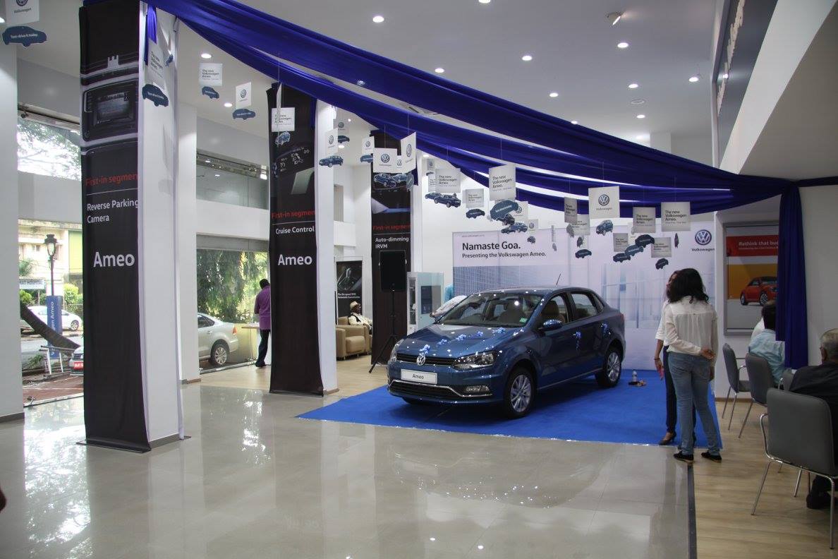 VW Ameo previewed in Goa