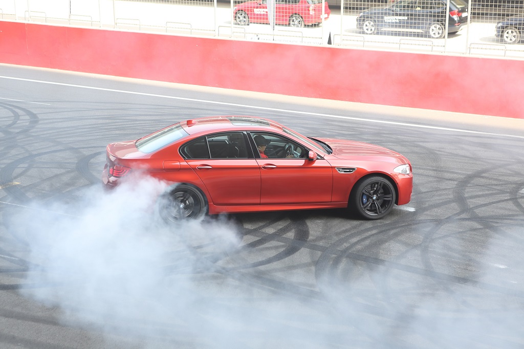 02. The BMW M5 in action